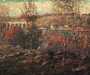 Ernest Lawson Harlem River oil painting artist